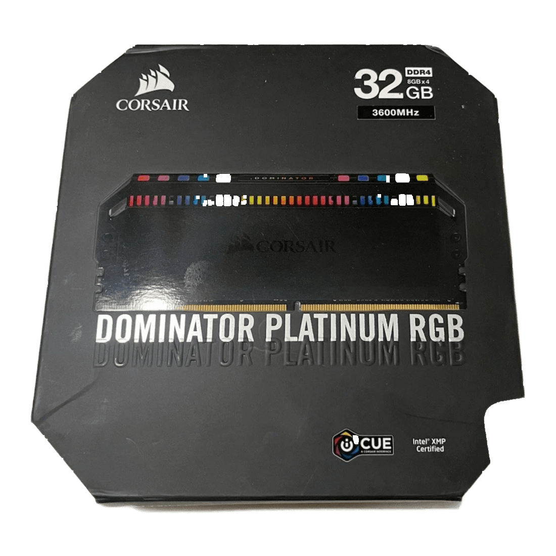 Corsair Dominator Platinum RGB 32GB (4x8GB) DDR4 3600 (PC4-28800) C18 Black — product photo