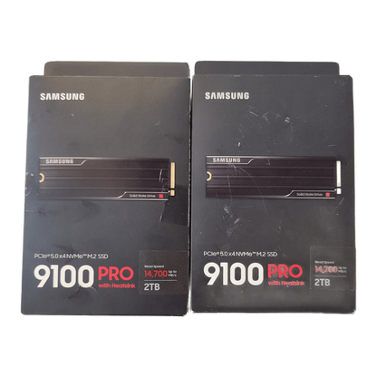Samsung 9100 PRO 2TB PCIe Gen5 NVMe SSD with Heatsink