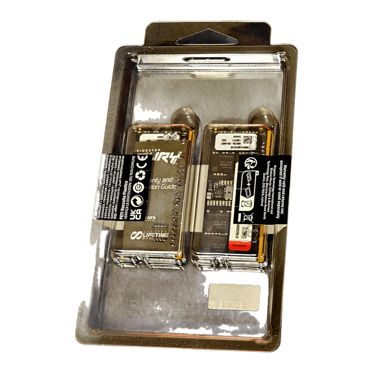 Kingston FURY Impact 32GB (2x16GB) DDR5-6000 CL38 SO-DIMM Laptop RAM — view 2
