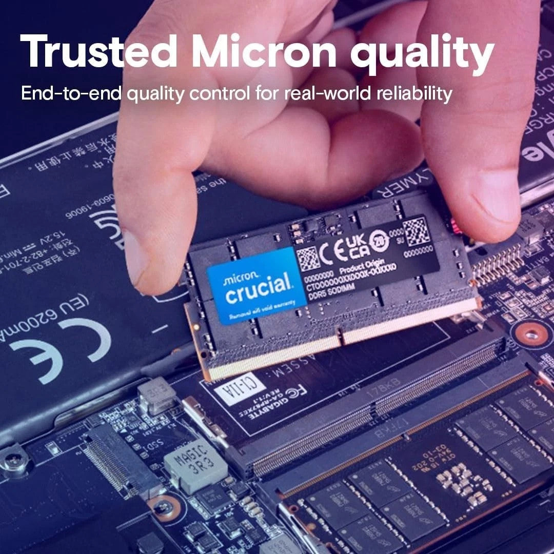 Crucial DDR5 Laptop RAM (SO-DIMM, 262-pin)