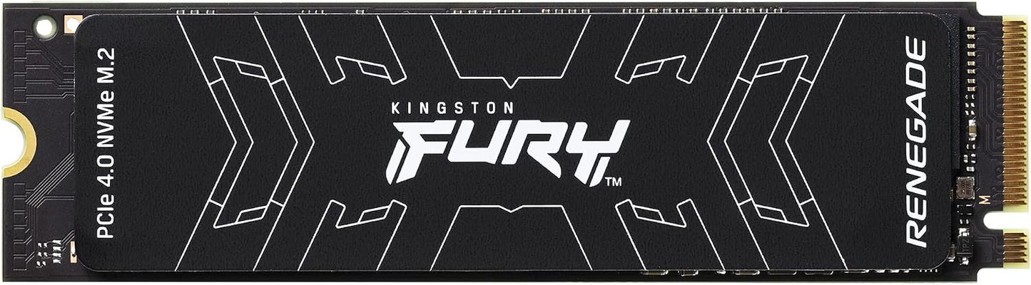 Kingston FURY Renegade PCIe Gen4 NVMe SSD — bare drive without heatsink, front view