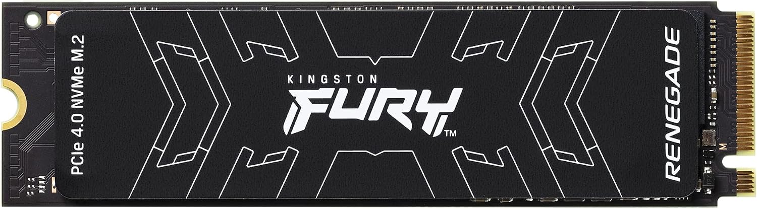 Kingston FURY Renegade PCIe Gen4 NVMe SSD — bare drive without heatsink, front view