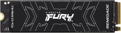 Kingston FURY Renegade PCIe Gen4 NVMe SSD — bare drive without heatsink, front view
