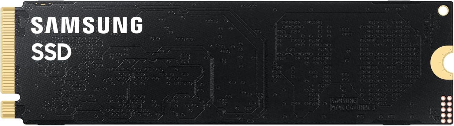 Samsung 9100 PRO 1TB NVMe PCIe 5.0 SSD — reverse side of the drive