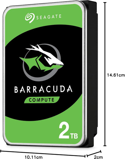 Seagate BarraCuda 2TB 3.5" 7200RPM SATA Internal Hard Drive — dimensions