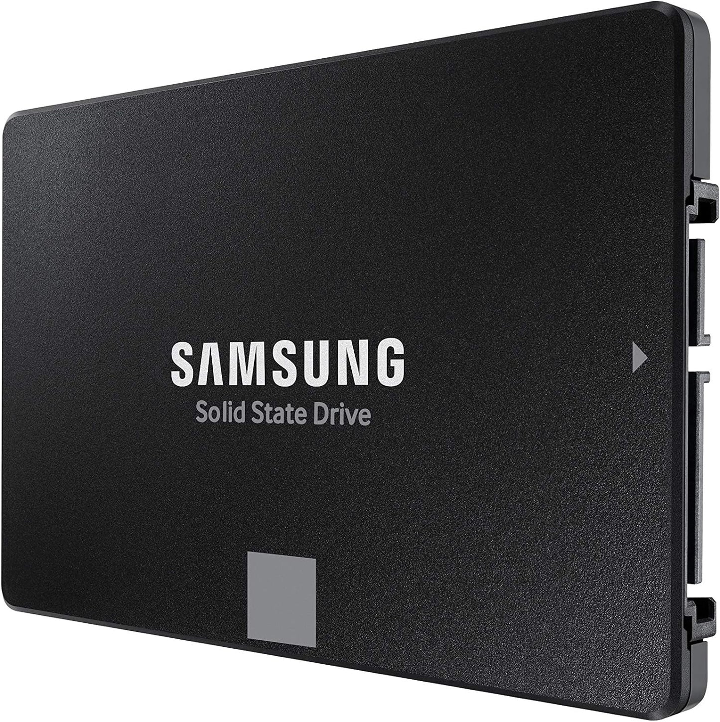 Samsung 870 EVO 1TB SATA III Internal SSD — angled view showing the SATA connector