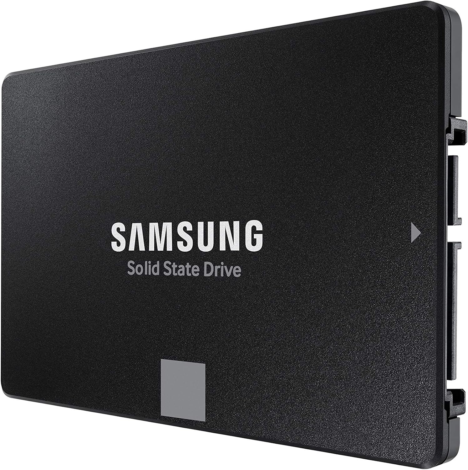 Samsung 870 EVO 1TB SATA III Internal SSD — angled view showing the SATA connector