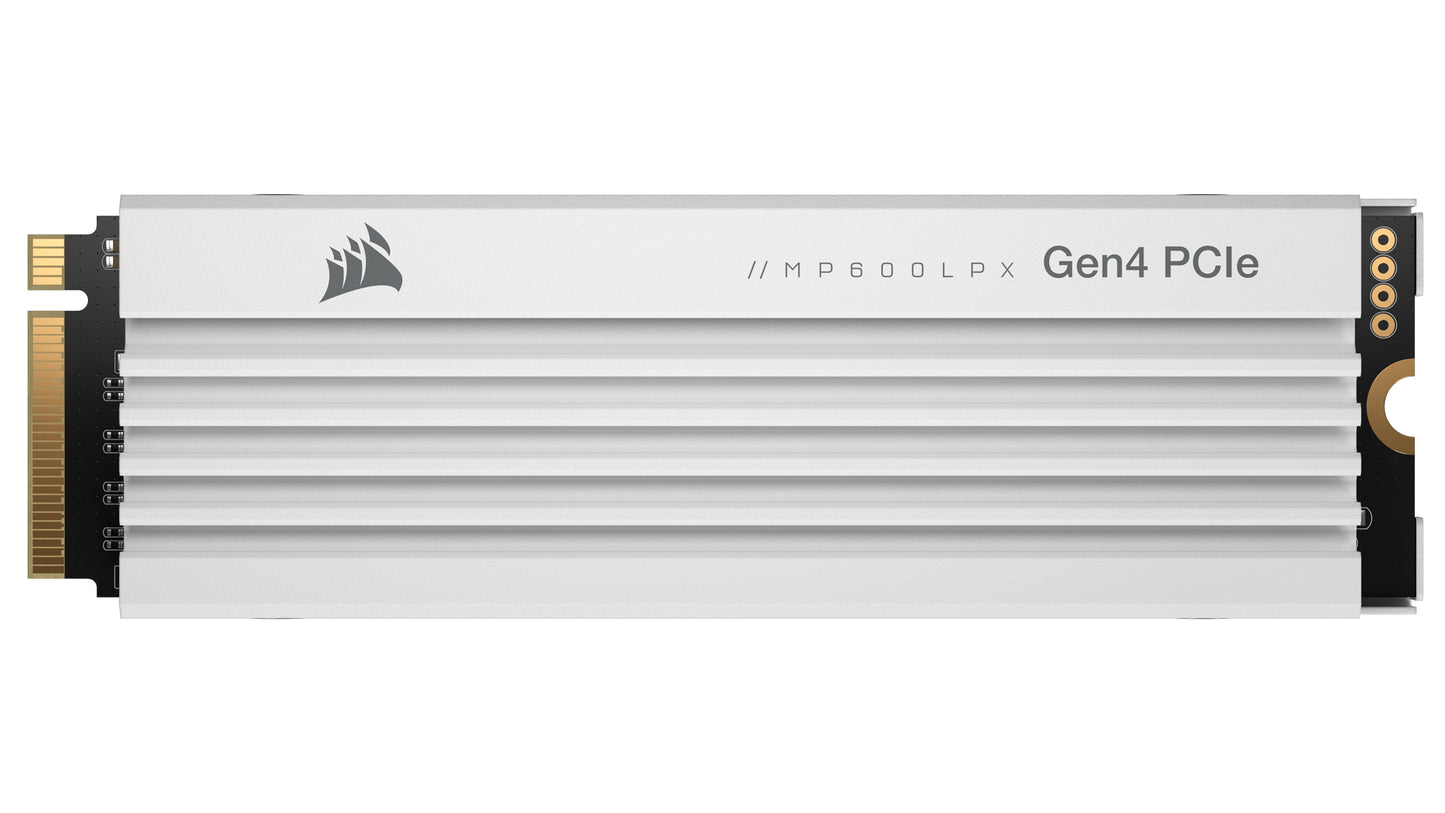 Corsair MP600 PRO LPX 1TB PCIe Gen4 NVMe SSD — White