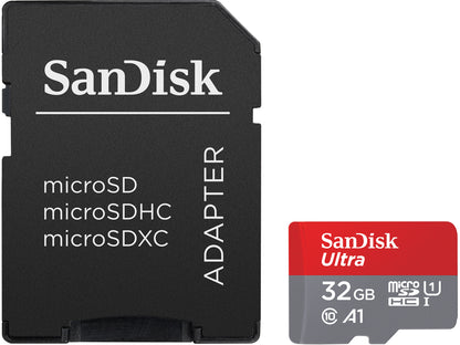 SanDisk Ultra 32GB microSDHC A1 UHS-I + Adapter