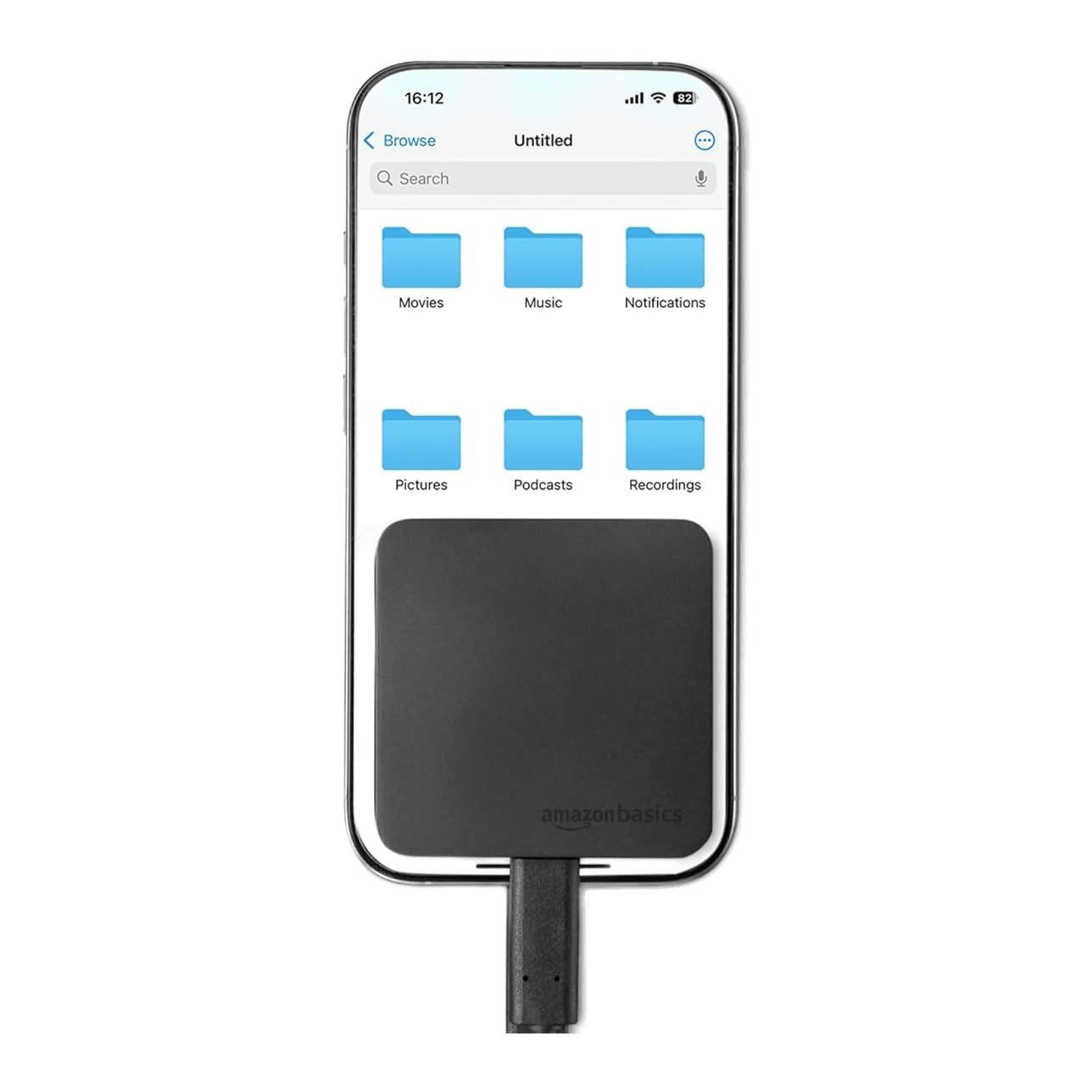 Amazon Basics Portable External SSD (IP65) — alternate product view
