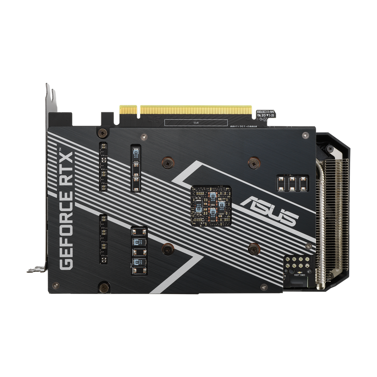 ASUS Dual GeForce RTX 3060 OC Edition — backplate, official product render
