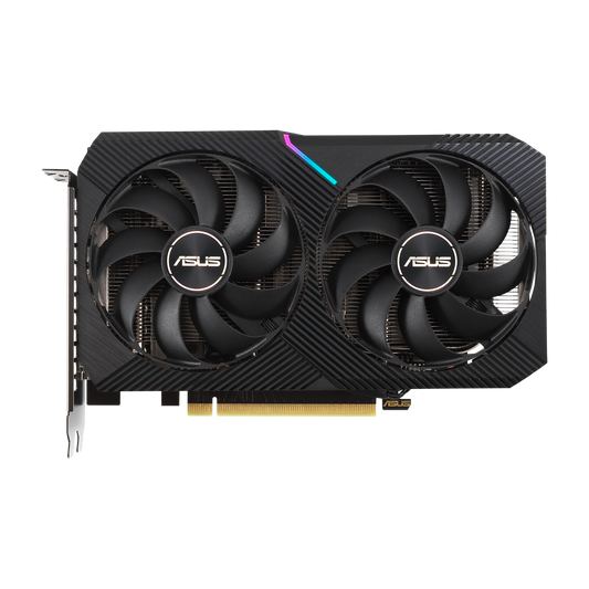 ASUS Dual GeForce RTX 3060 OC Edition 12GB GDDR6 — official product render