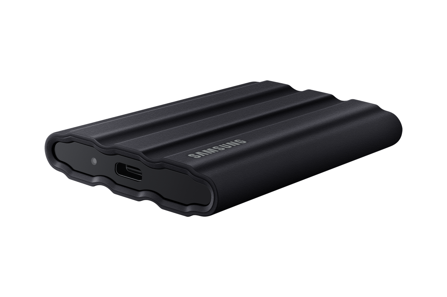 Samsung T7 Shield 1TB Portable SSD — slim profile and USB-C port