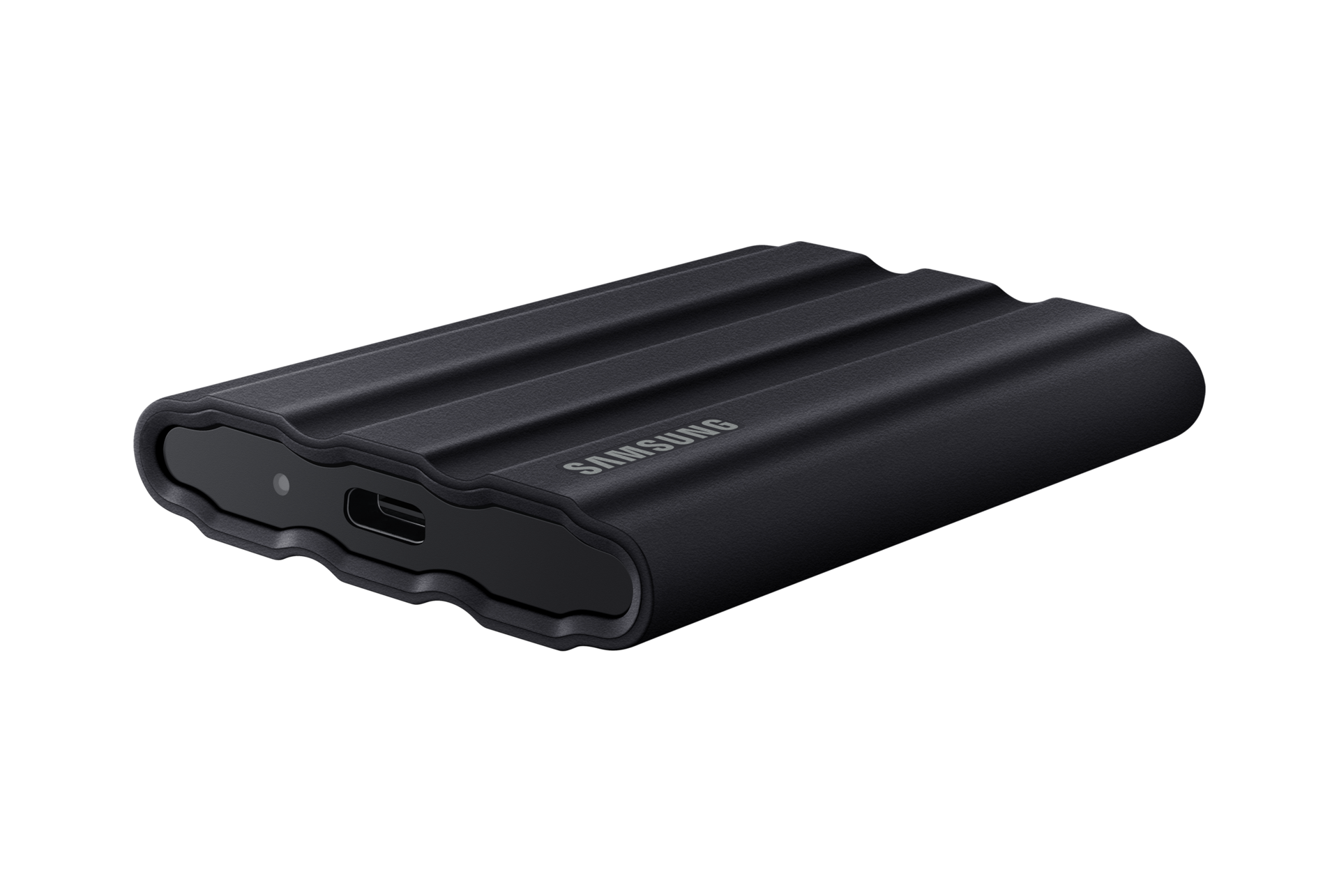 Samsung T7 Shield 1TB Portable SSD — slim profile and USB-C port
