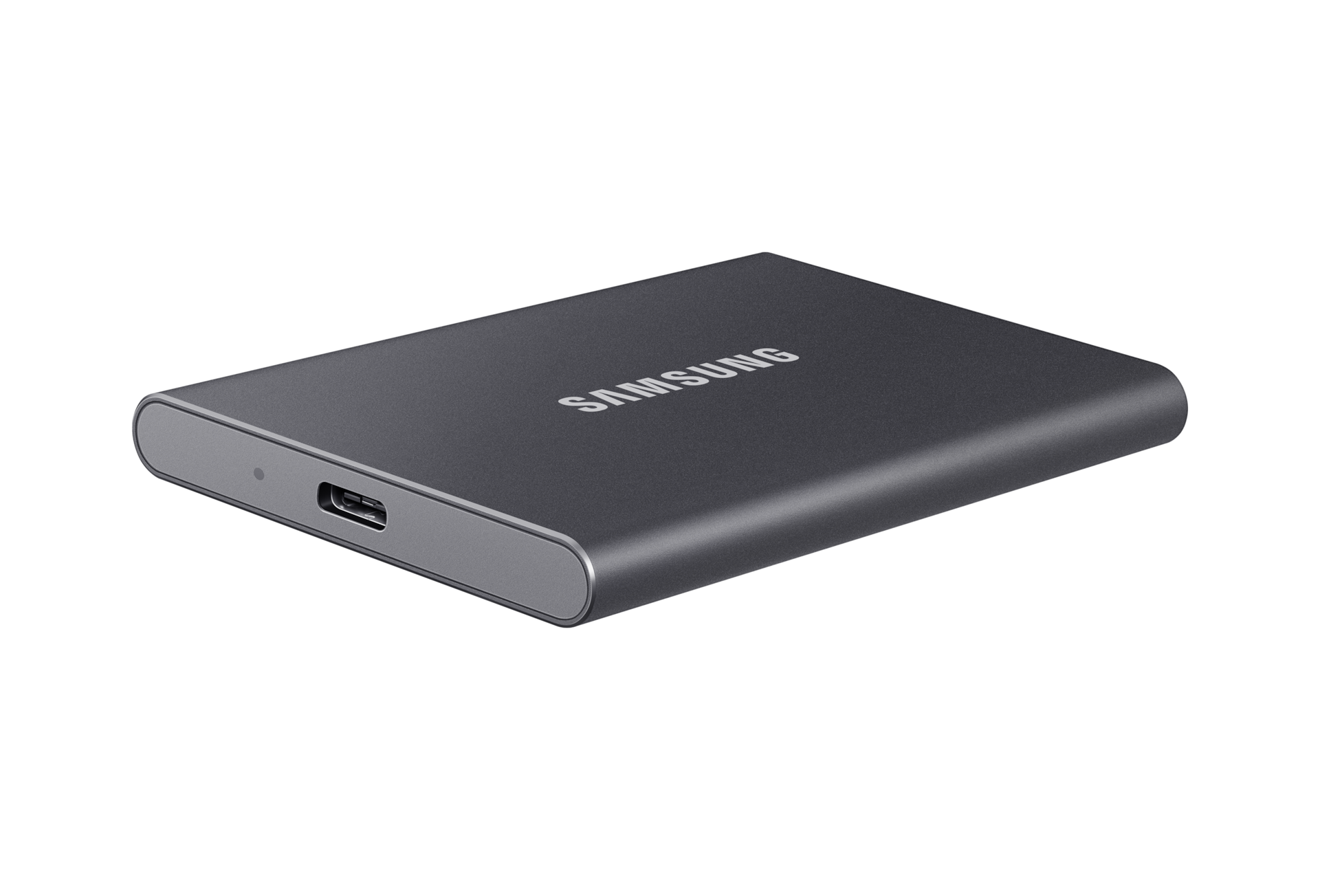Samsung T7 1TB Portable SSD — slim profile and USB-C port