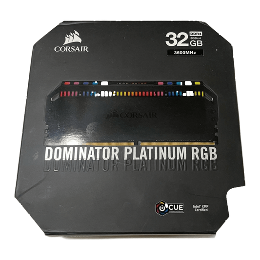 Corsair Dominator Platinum RGB 32GB (4x8GB) DDR4 3600 (PC4-28800) C18 Black — product photo
