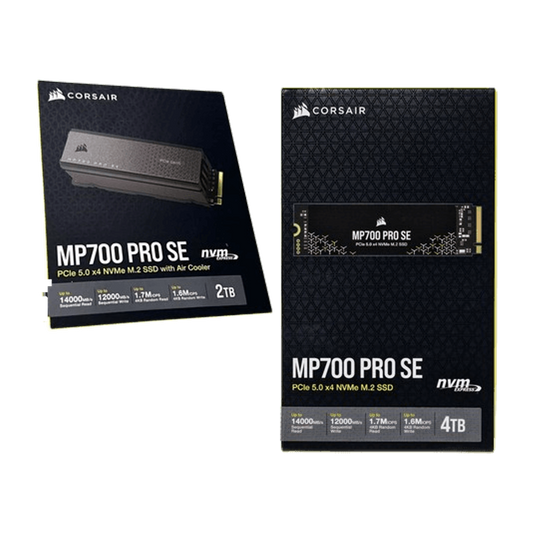 Corsair MP700 PRO SE PCIe Gen5 NVMe SSD (2TB / 4TB, Cooling Options)