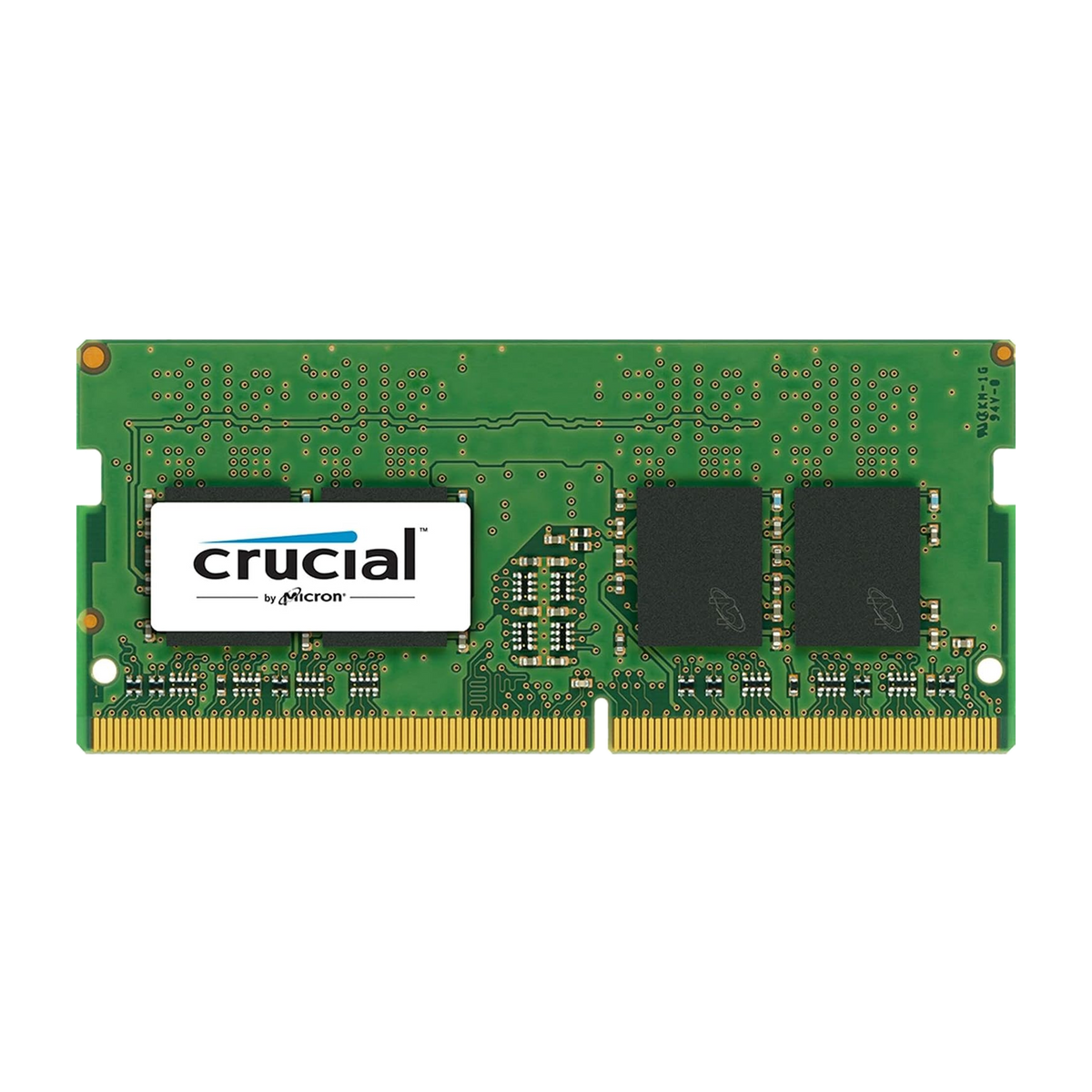 Crucial 16GB DDR4 3200MHz SO-DIMM — reverse side of the module