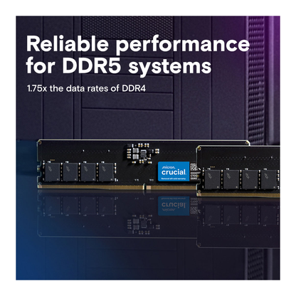 Crucial DDR5-5600 32GB (2x16GB) UDIMM (standard green) — specifications and features