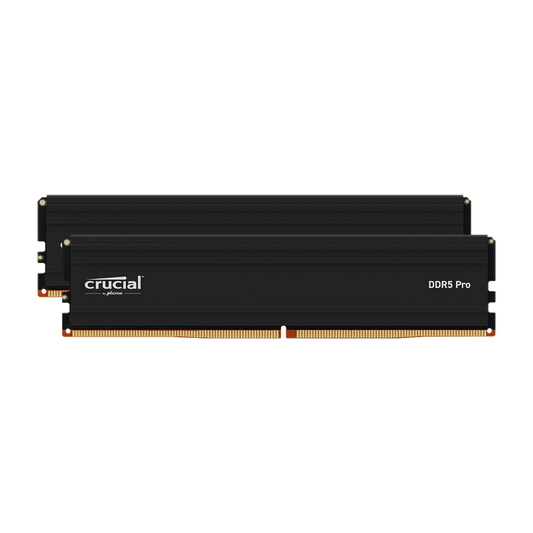 Crucial Pro DDR5-5600 96GB (2x48GB) UDIMM kit — official product render