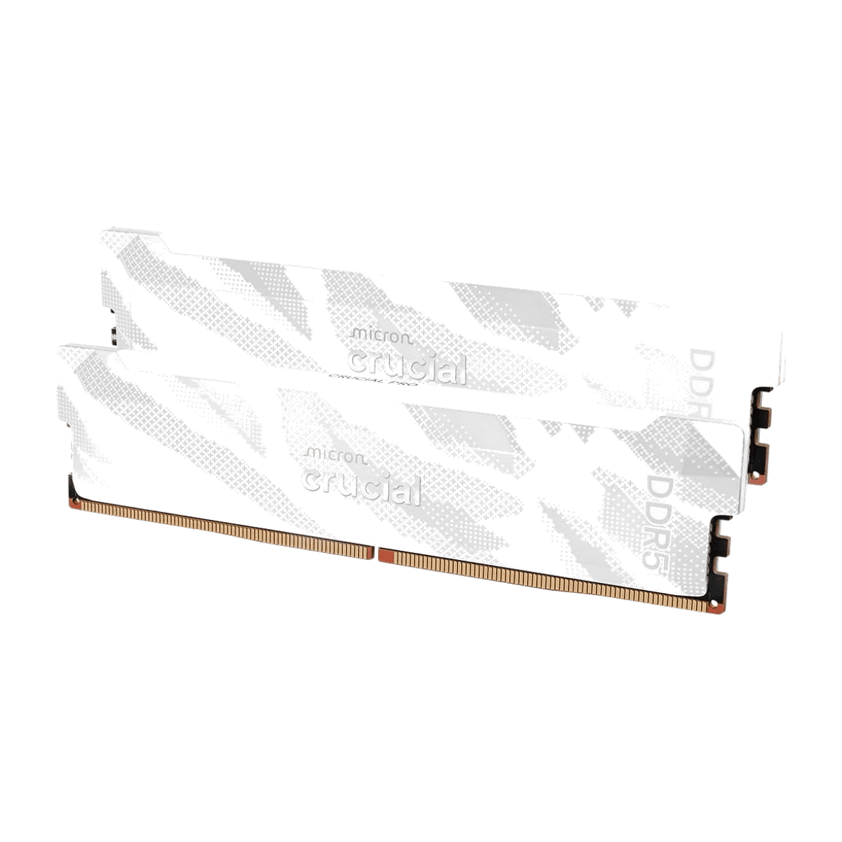 Crucial Pro OC 32GB (2x16GB) DDR5-6400 CL32 Desktop RAM (White)
