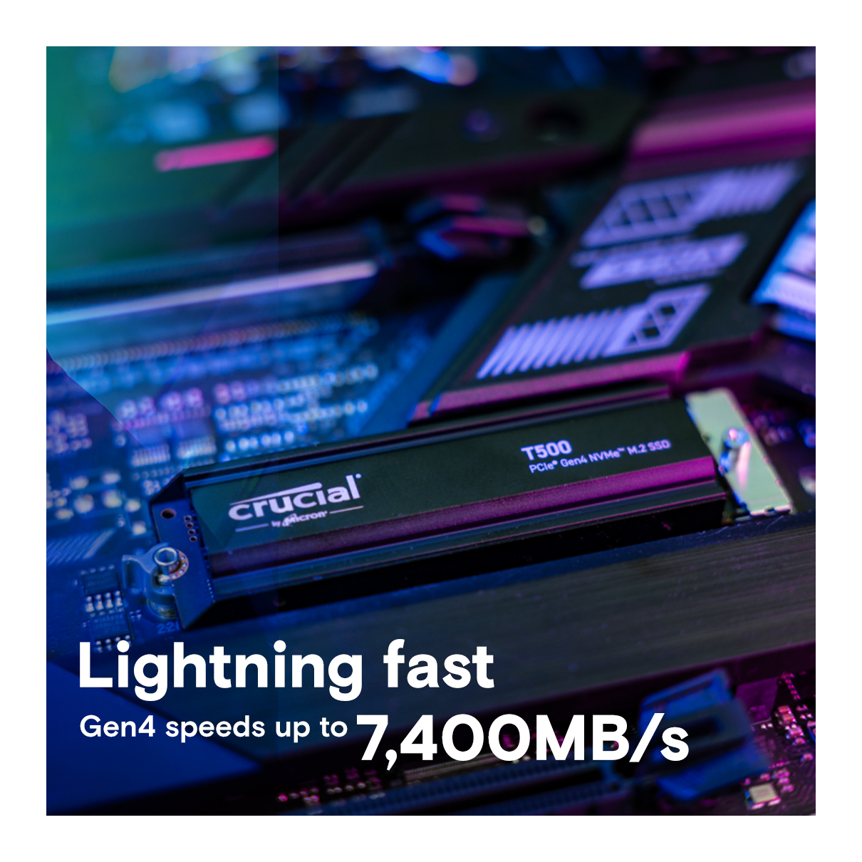 Crucial T500 Heatsink NVMe SSD — specifications and features