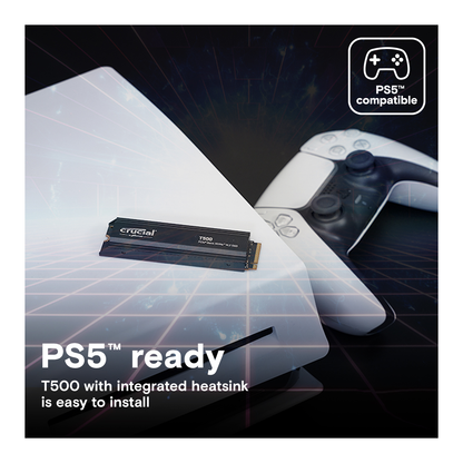 Crucial T500 Heatsink NVMe SSD — specifications and features
