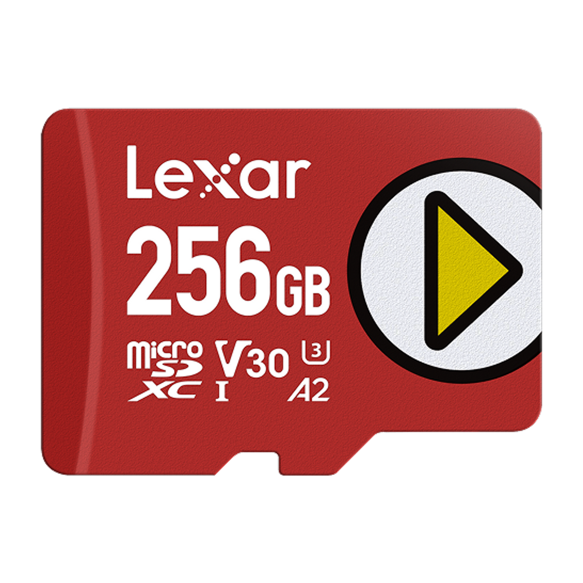 Lexar PLAY 256GB microSDXC UHS-I Card (up to 205MB/s) — official product render