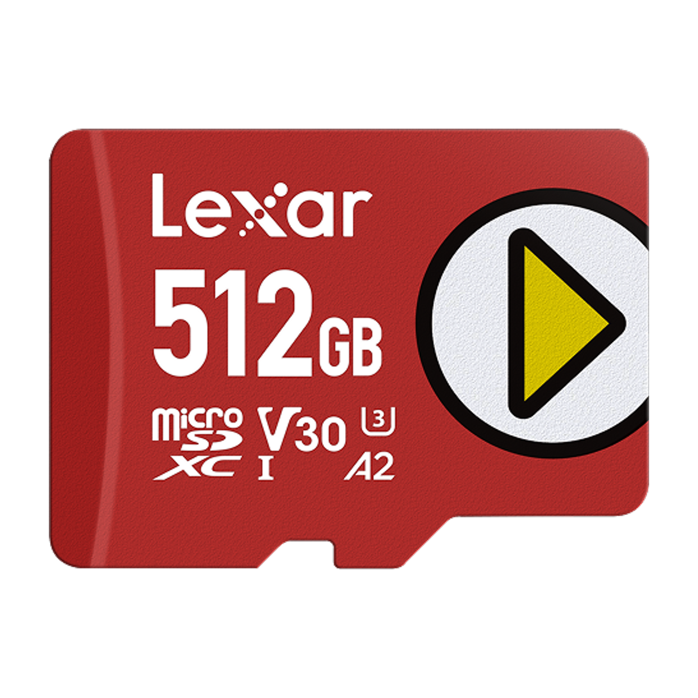Lexar PLAY 512GB microSDXC UHS-I Card (up to 205MB/s) — official product render
