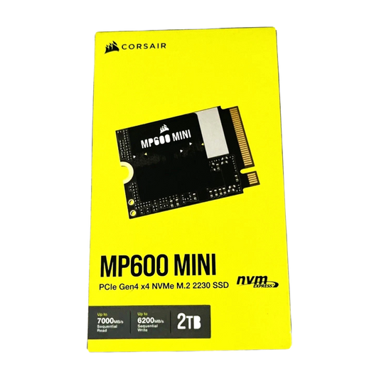Corsair MP600 MINI 2TB PCIe Gen4 NVMe SSD (M.2 2230) — retail box