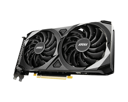 MSI GeForce RTX 3060 Ventus 2X 12G OC Graphics Card — angled view
