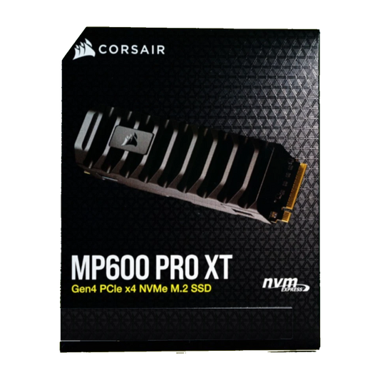 Corsair MP600 PRO XT 2TB PCIe Gen4 NVMe SSD — retail box, front