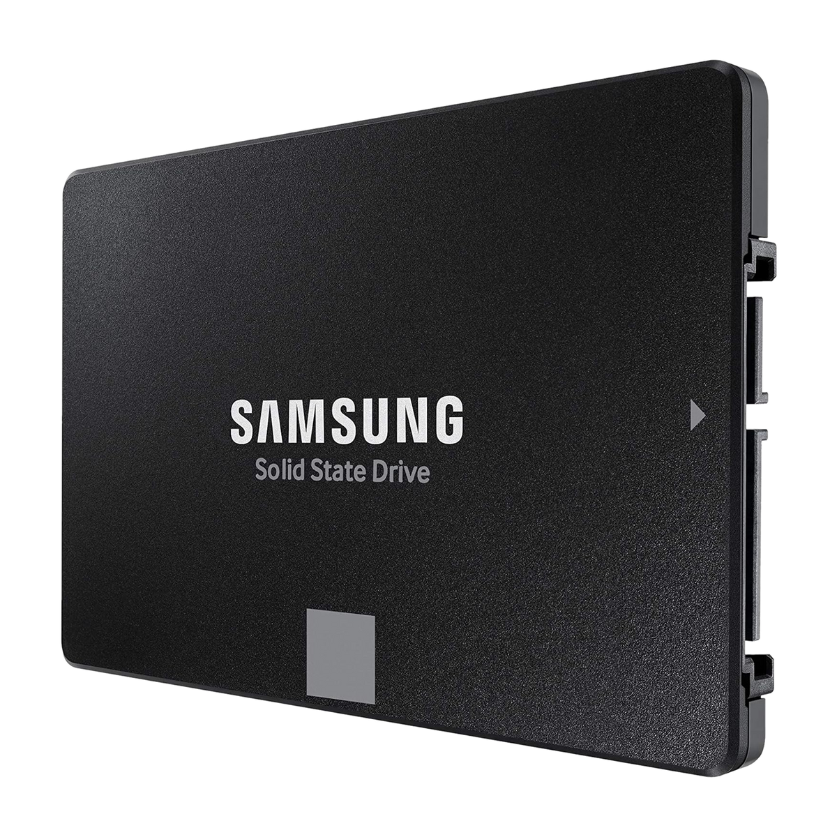 Samsung 870 EVO 1TB SATA III Internal SSD — angled view showing the SATA connector