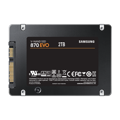 Samsung 870 EVO 2TB SATA III Internal SSD — official product render