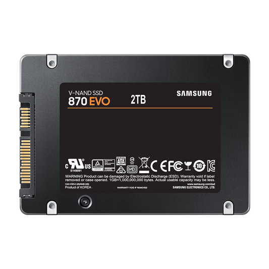 Samsung 870 EVO 2TB SATA III Internal SSD — official product render