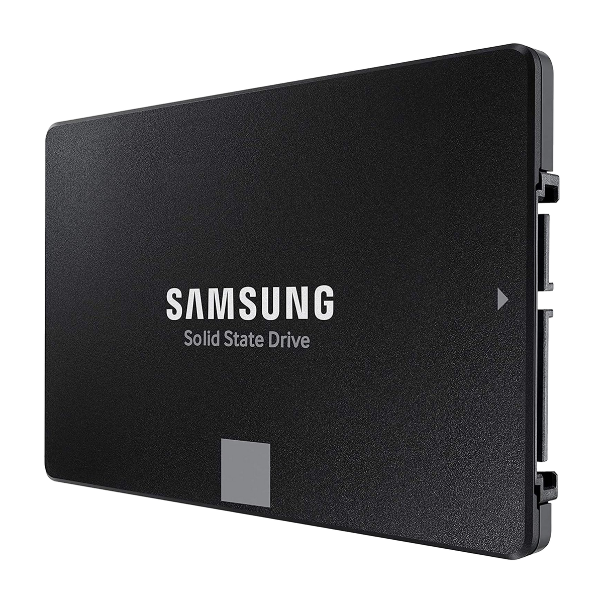Samsung 870 EVO 2TB SATA III Internal SSD — angled view showing the SATA connector