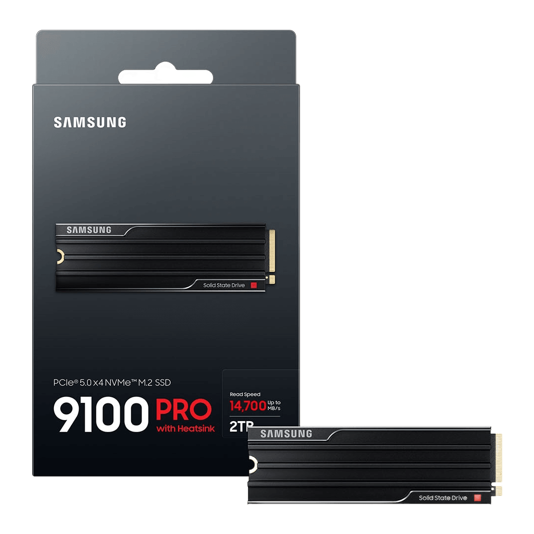 Samsung 9100 PRO w/ Heatsink 2TB PCIe 5.0 NVMe — alternate product view