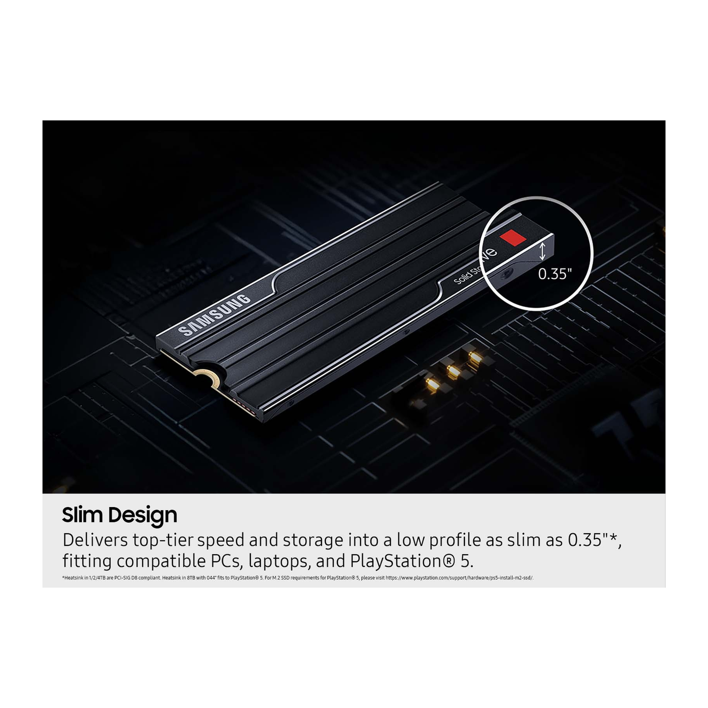 Samsung 9100 PRO w/ Heatsink 2TB PCIe 5.0 NVMe — specifications and features