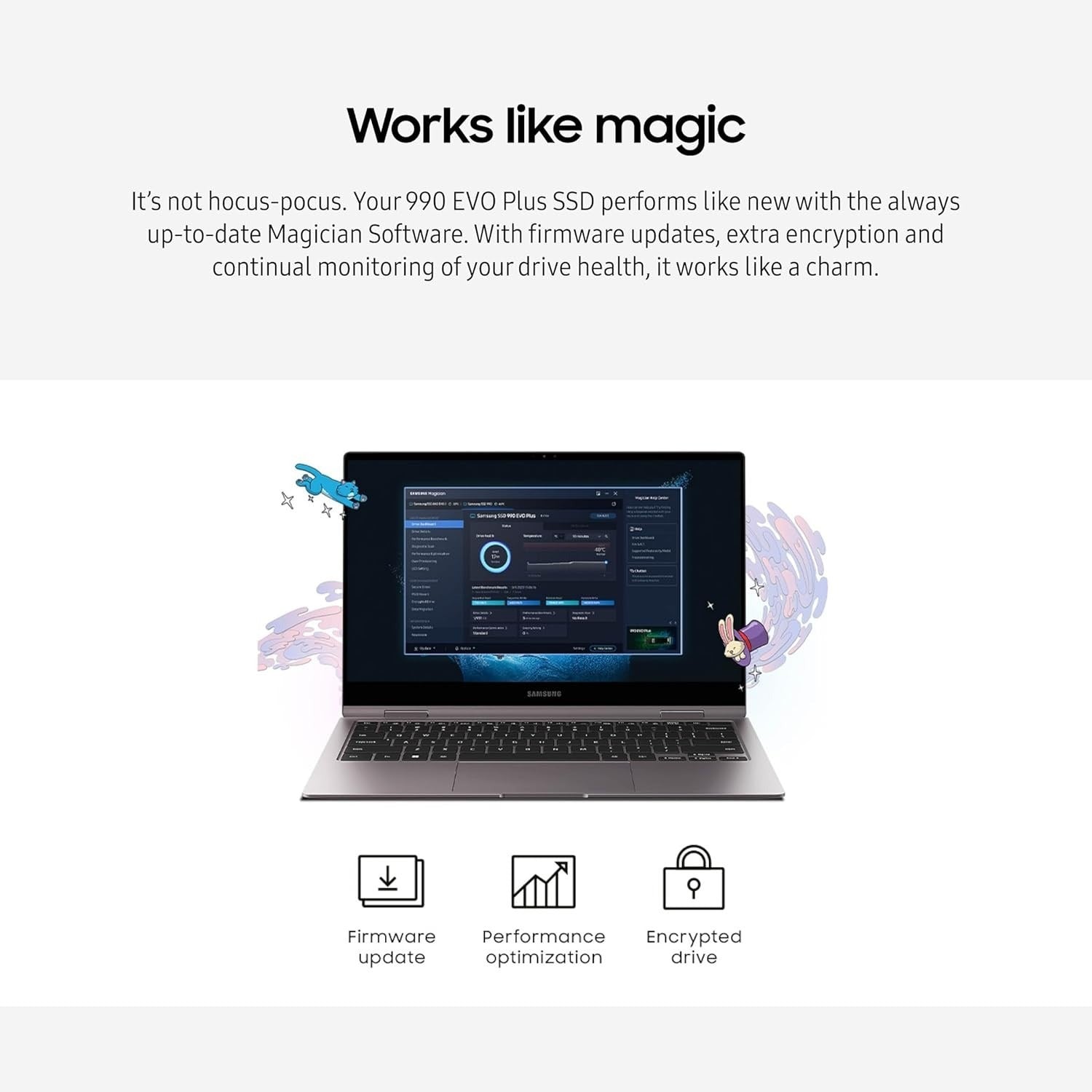 Samsung 990 EVO Plus 2TB — Samsung Magician drive management