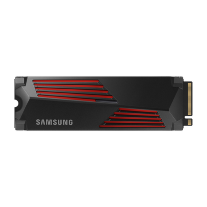 Samsung 990 PRO 1TB NVMe PCIe 4.0 SSD with Heatsink — official product render