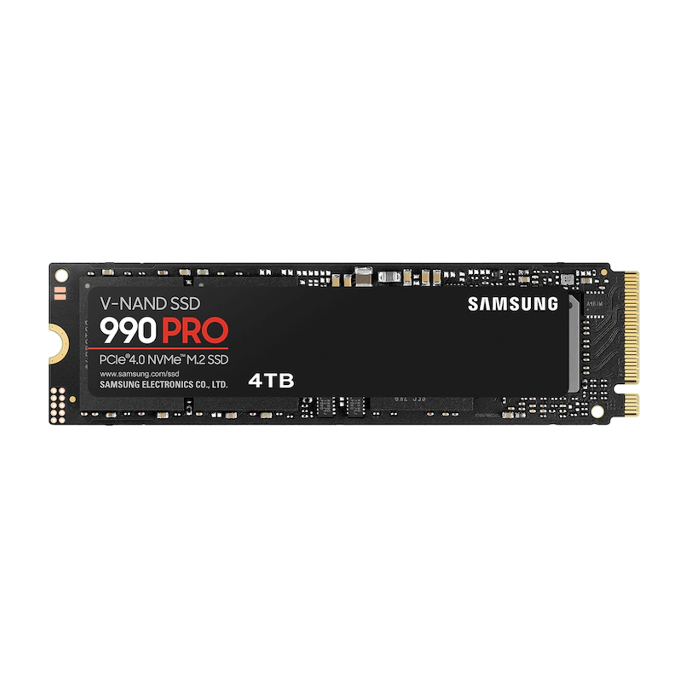 Samsung 990 PRO 4TB NVMe PCIe 4.0 SSD — official product render