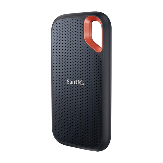 SanDisk Extreme 2TB Portable SSD (USB 3.2 Gen 2, up to 1050MB/s) — official product render