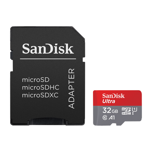 SanDisk Ultra 32GB microSDHC A1 UHS-I + Adapter