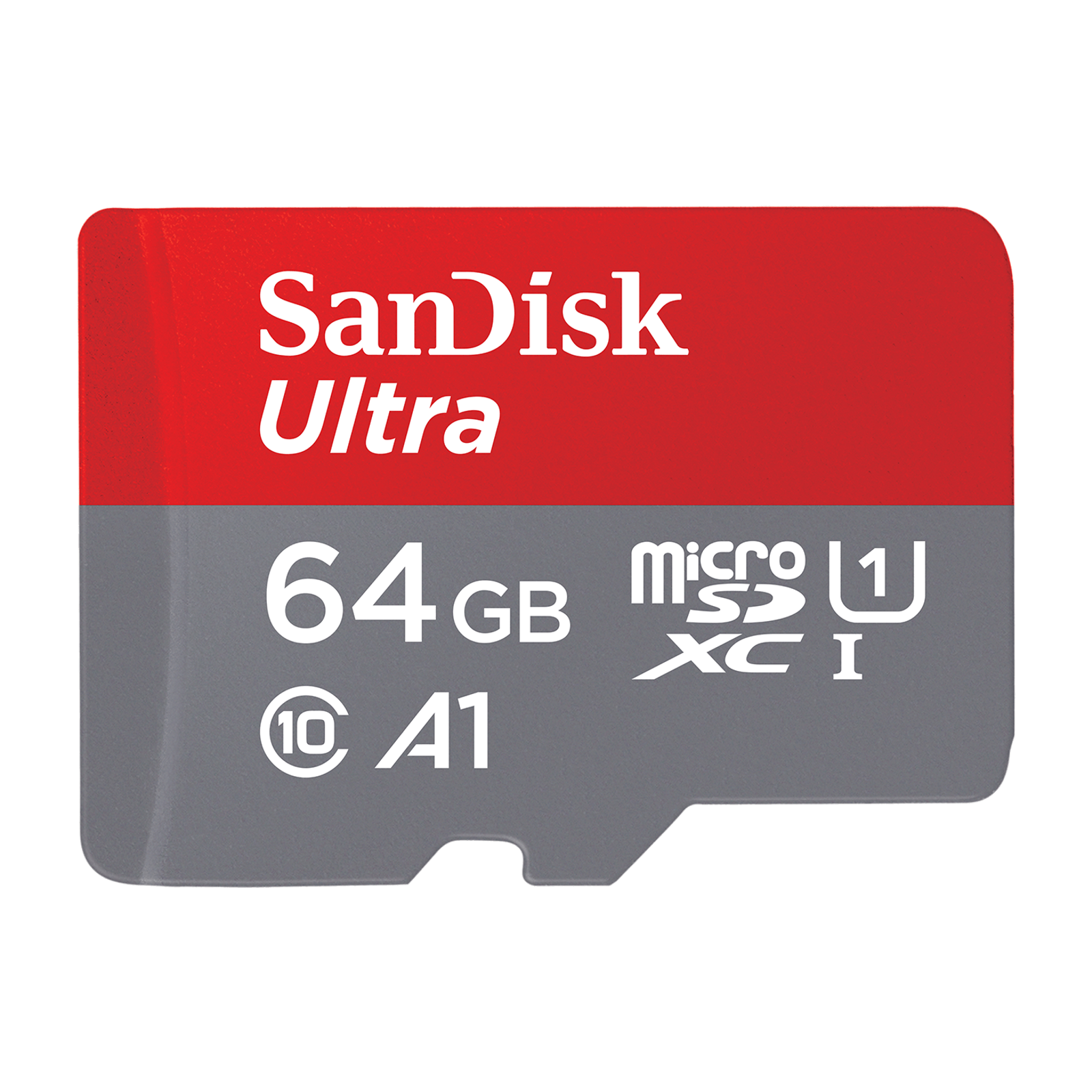 SanDisk Ultra 64GB microSDXC A1 UHS-I + Adapter