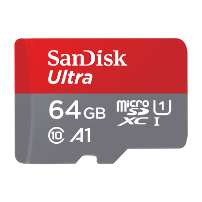 SanDisk Ultra 64GB microSDXC A1 UHS-I + Adapter