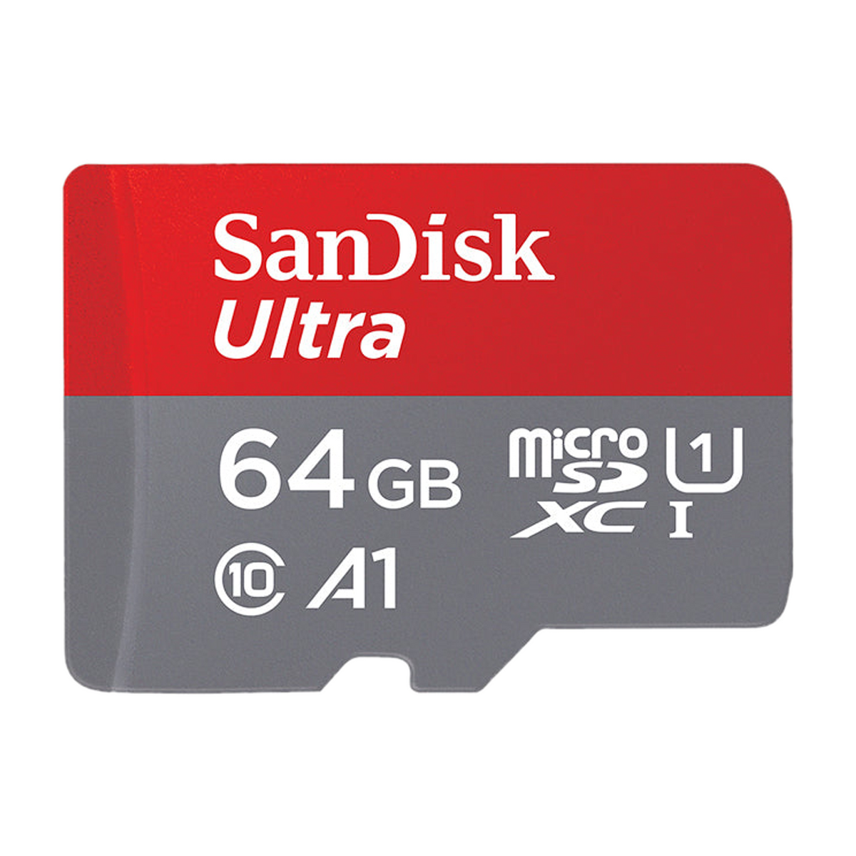 SanDisk Ultra 64GB microSDXC A1 UHS-I + Adapter