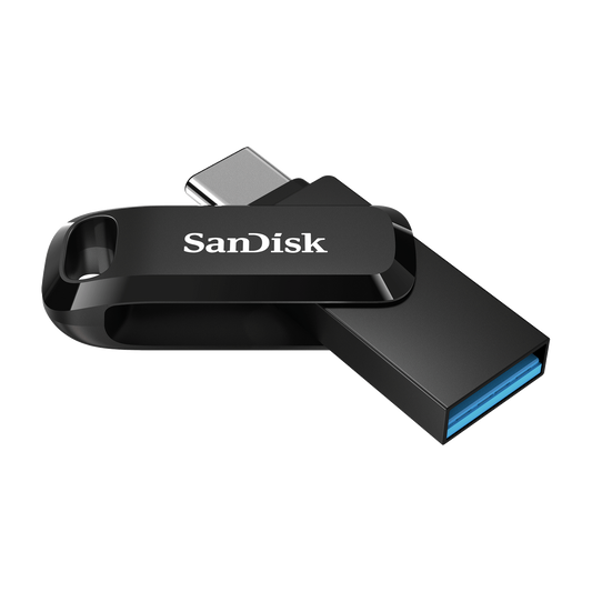 SanDisk Ultra Dual Drive Go 128GB USB Type-C Flash Drive — official product render
