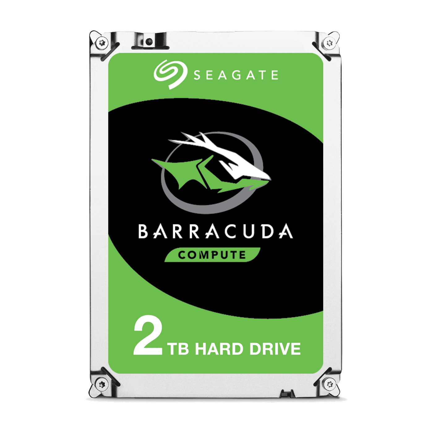 Seagate BarraCuda 2TB 3.5" 7200RPM SATA Internal Hard Drive — official product render