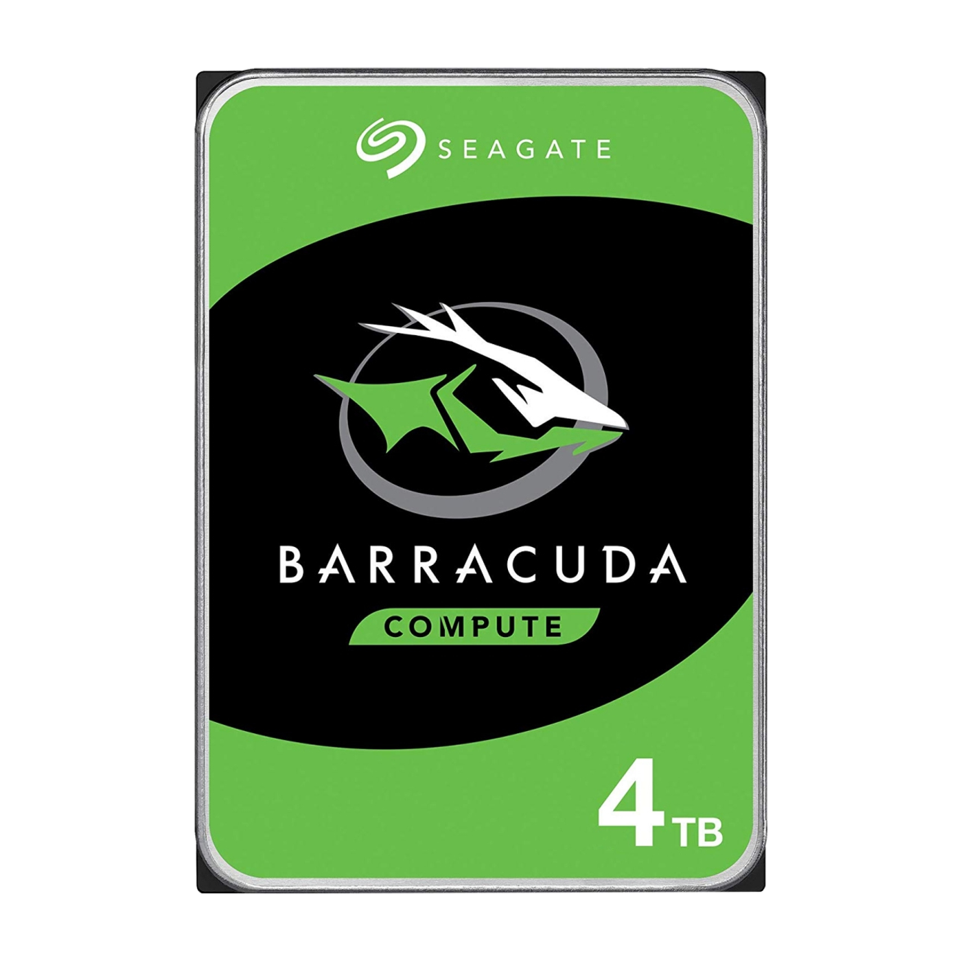 Seagate BarraCuda 4TB 3.5" 5400RPM SATA Internal Hard Drive — official product render