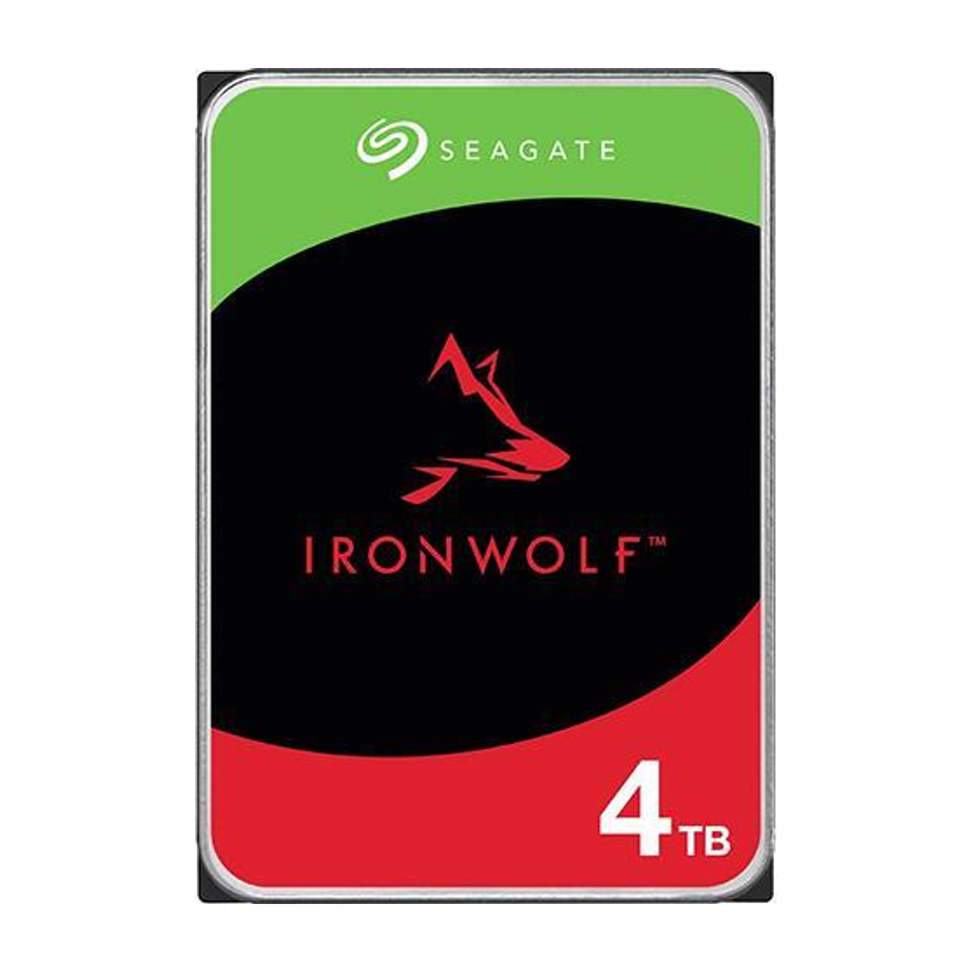 Seagate IronWolf 4TB 3.5" 5400RPM SATA NAS Internal Hard Drive — official product render